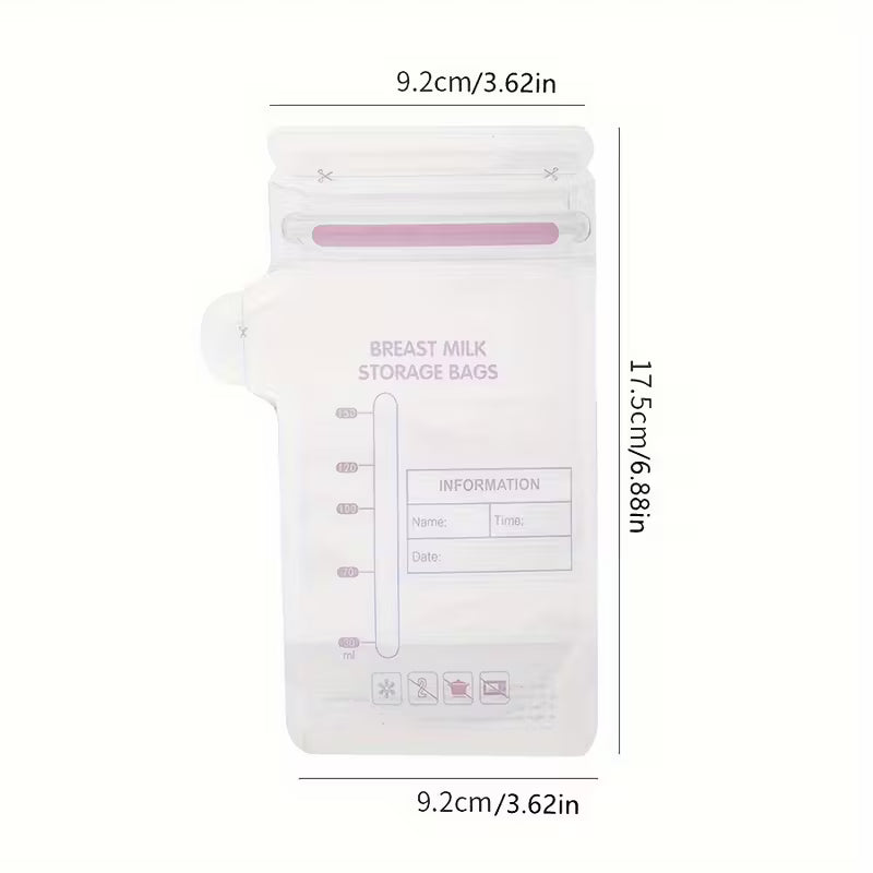 Bolsas para almacenar leche materna