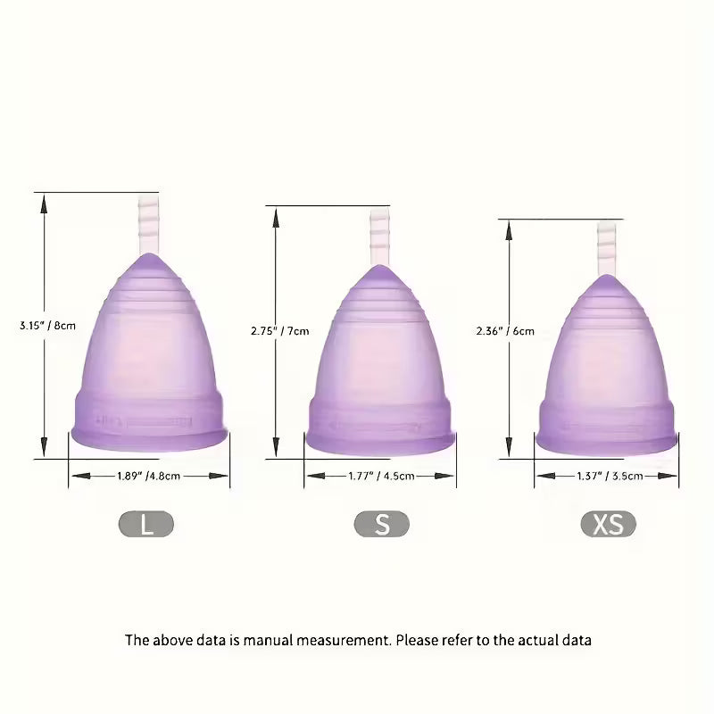 Juego de 2 Piezas de Potenciador de Copa Menstrual